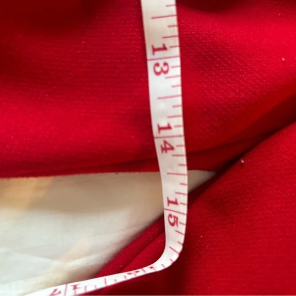 Zara Collection Red Open Back Fit & Flare Dress - Picture 5 of 7